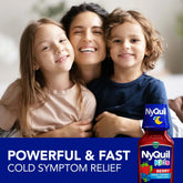 Vicks NyQuil Kids Cold and Cough Liquid, Cold Medicine for Children, Berry, 8 Fl oz